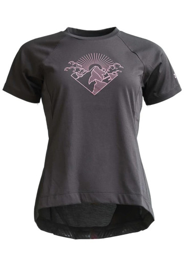 szczegóły Damska koszulka Zimtstern PureFlowz Shirt SS W – Pirate Black