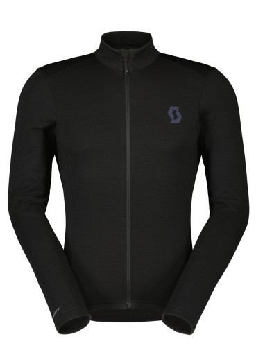 szczegóły Bluza męska Scott Gravel Warm Merino LS Black