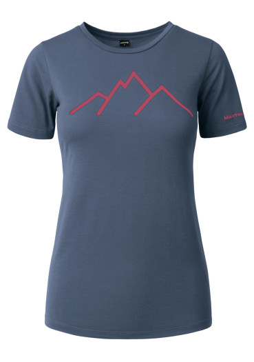szczegóły Martini Alpmate Shirt W Dark Blue/Blossom