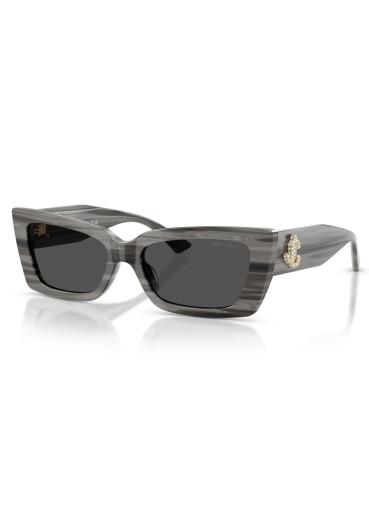 szczegóły Okulary przeciwsłoneczne Jimmy Choo 0JC5037BU 50638754 w paski czarno-ciemnoszare
