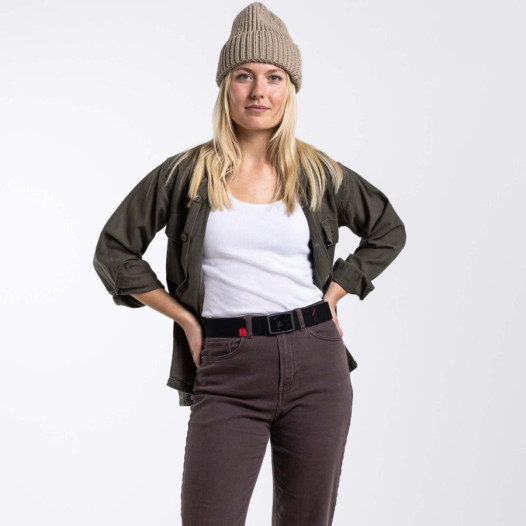 szczegóły Pasek Arcade Topo Jimmy Chin Black/Red – Przygodowy design i niezawodne trzymanie