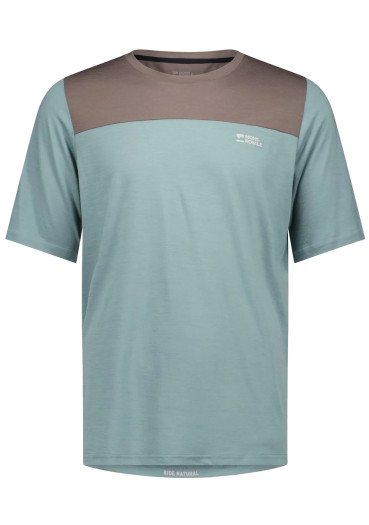 szczegóły Mons Royale Diversion Merino Bike Jersey Ss, M Desert Sage/Iron