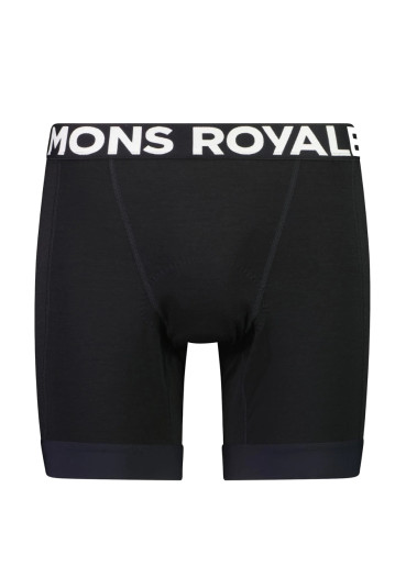 szczegóły Męskie wewnętrzne spodenki rowerowe Mons Royale Epic Merino Bike Liner, M Black