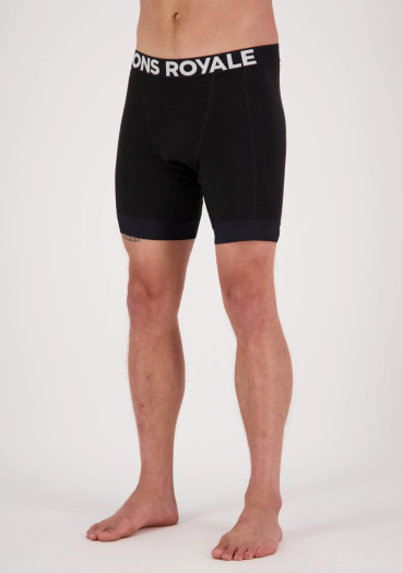 szczegóły Męskie wewnętrzne spodenki rowerowe Mons Royale Epic Merino Bike Liner, M Black