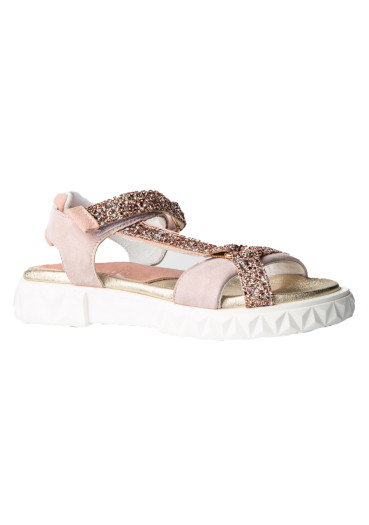 szczegóły Nis 2529610A/1 Sandalo Pelle/Glitter Rosa