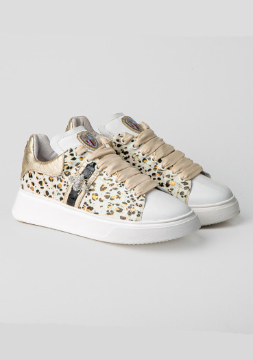 szczegóły Nis 2429364/3 Sneaker Tess.Fant.Animalier White/Ornamento