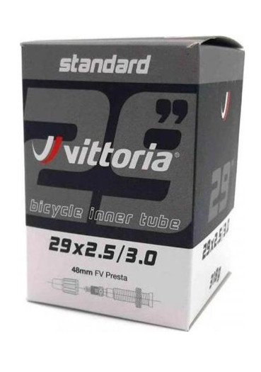 szczegóły Dętka zapasowa Vittoria Standard 29″ × 2.50–3.00″ FV Presta 48 mm