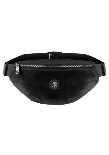 szczegóły Poivre Blanc Banana-Wo/F Fake Fur Waist Bag Bubbly Black