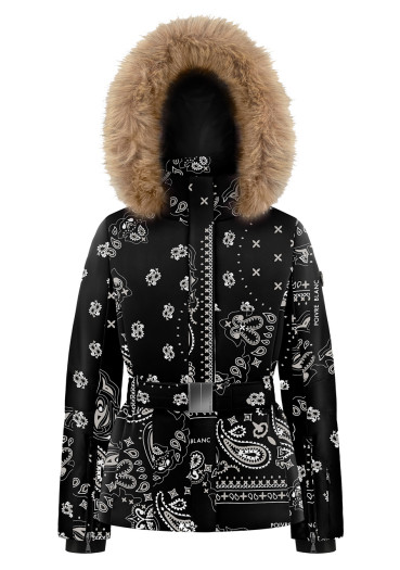 szczegóły Poivre Blanc Joana-Jrgl/P Ski Jkt Paisley Black