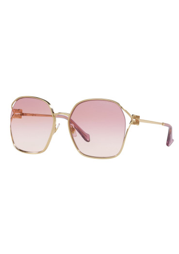 szczegóły Okulary przeciwsłoneczne Miu Miu MU 52WS 5AK06S 60 – Gold / Gradient Pink