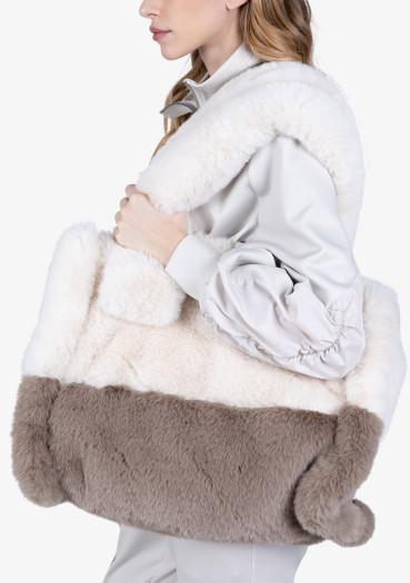 szczegóły Torebka damska Sportalm Teddy Tote Sand 950184 Egret (03)