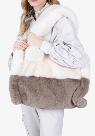 szczegóły Torebka damska Sportalm Teddy Tote Sand 950184 Egret (03)