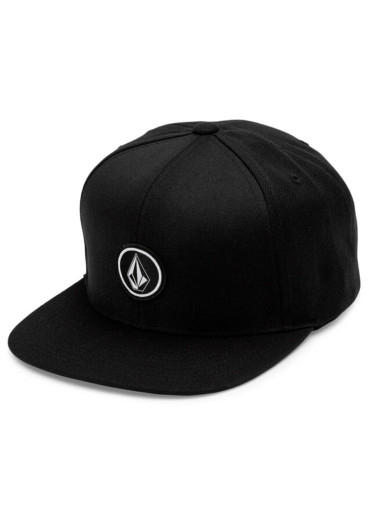 szczegóły Męska czapka z daszkiem Volcom Quarter Twill – czarna