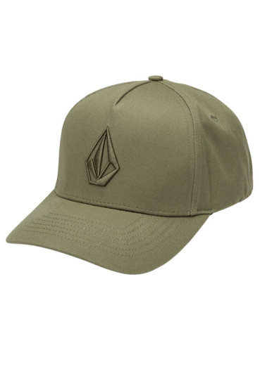 szczegóły Męska czapka z daszkiem Volcom Embossed Stone Adj Hat – Light Olive