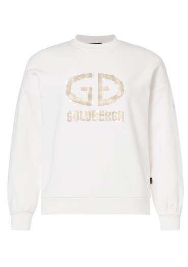 szczegóły Damska bluza z polaru Goldbergh Alessandra Crew Neck Sweater Cream