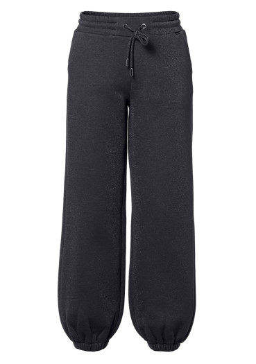 szczegóły Damska spodnie dresowe Goldbergh Glimpse Sweatpant Black Lurex Melange