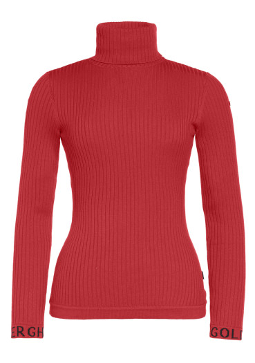 szczegóły Damski golf Goldbergh Mira Long Sleeve Knit Sweater Flame