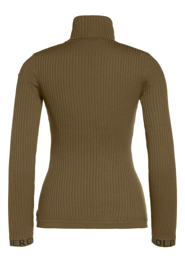 szczegóły Damski golf Goldbergh Mira Long Sleeve Knit Sweater Dark Olive