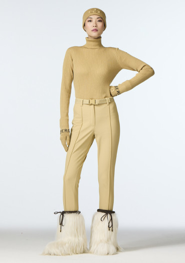 szczegóły Damski golf Goldbergh Mira Long Sleeve Knit Sweater Caramello