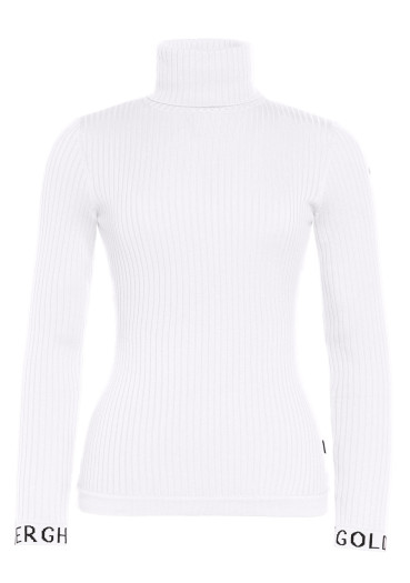 szczegóły Damski golf Goldbergh Mira Long Sleeve Knit Sweater White