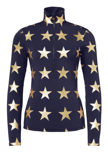 szczegóły Damska koszulka Goldbergh Lunaria Ski Pully French Blue