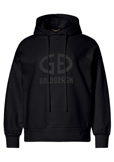 szczegóły Damska bluza z kapturem Goldbergh Giorgia Hooded Sweater Black