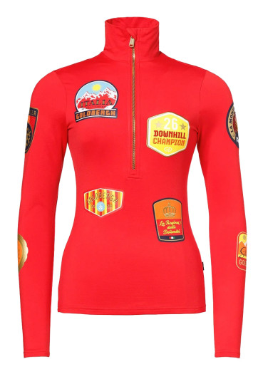 szczegóły Damska koszulka Goldbergh Triumph Ski Pully Flame