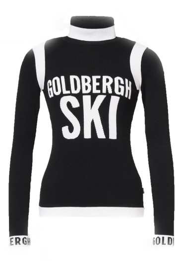 szczegóły Damski sweter Goldbergh Noemi Long Sleeve Knit Sweater Black