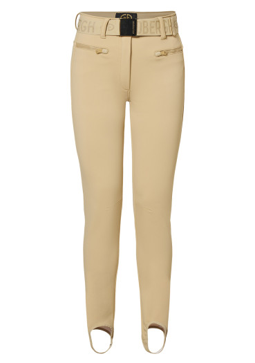 szczegóły Damskie spodnie slim fit Goldbergh Paris Long Ski Pants Caramello