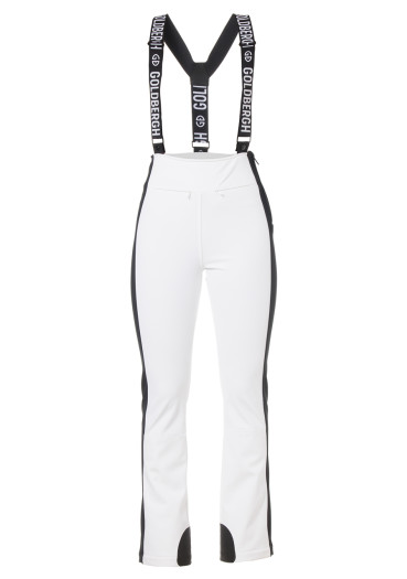 szczegóły Damskie spodnie narciarskie Goldbergh High End Ski Pants White