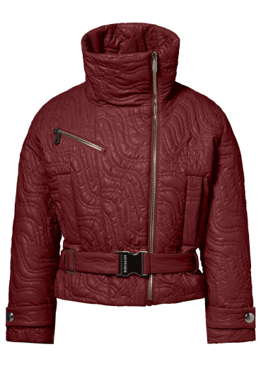 szczegóły Damska kurtka narciarska Goldbergh Maya Ski Jacket Vino Rosso