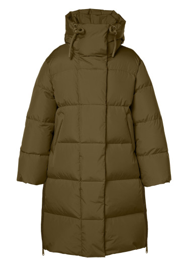 szczegóły Damska puchowa kurtka Goldbergh Chaleur Jacket – Dark Olive     