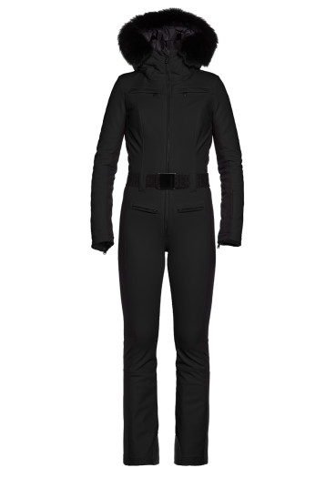 szczegóły Damski kombinezon Goldbergh Parry Long Ski Suit Faux Border Black