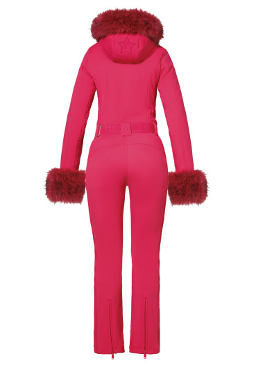 szczegóły Damski kombinezon Goldbergh Angele Ski Suit Faux Border Italian Rose