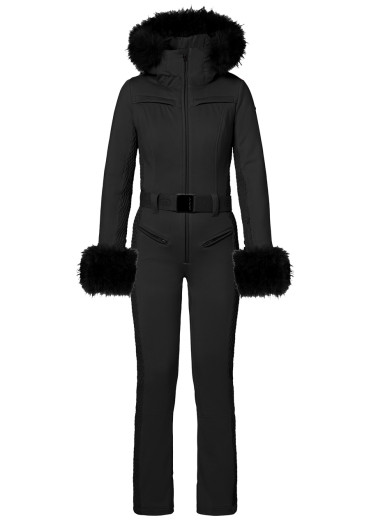 szczegóły Damski kombinezon Goldbergh Angele Ski Suit Faux Border Black
