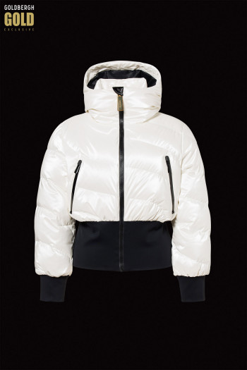 szczegóły Damska kurtka Goldbergh Fusilli Ski Jacket Cream