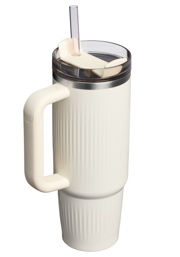 szczegóły STANLEY The Quencher/Cup H2.0 Fluted Tumbler 890 ml/30oz Cream Gloss