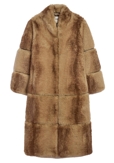 szczegóły APPARIS Sylke Mink Coat Blonde Mink