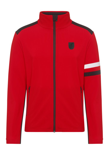 szczegóły Męska bluza Slim Fit Toni Sailer Damian Men Mid Layer Signal Red 442