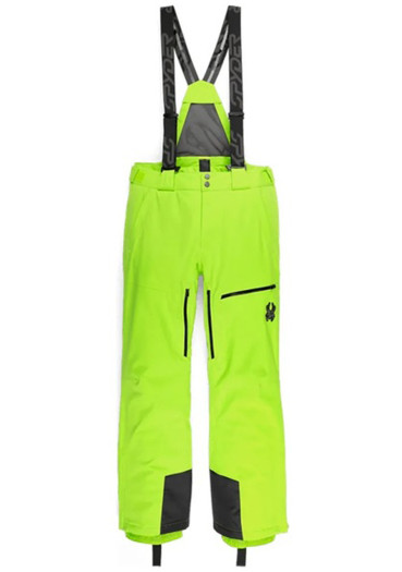 szczegóły Spodnie męskie Spyder 38SA125314-LIM Dare Pants, limonkowe
