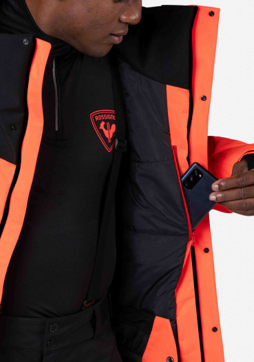 szczegóły Kurtka męska Rossignol-HERO LARGE INSULATED JKT-NEON RED