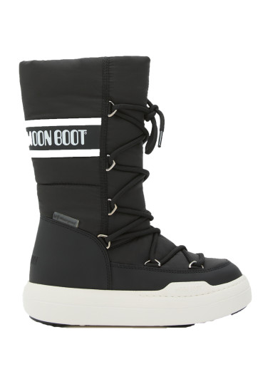szczegóły Buty dziecięce Moon Boot JR PARK TUBE LACE WP-JR-N001 BLACK