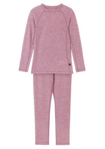 szczegóły Komplet bielizny funkcjonalnej dla dzieci Reima Kinsei - Szaro-różowy