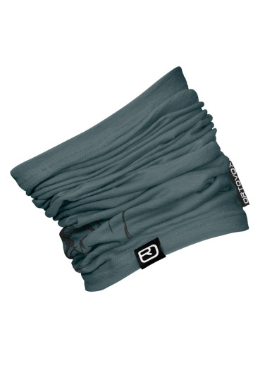 szczegóły Ortovox 120 Tec Logo Neckwarmer Dark Arctic Grey
