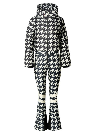 szczegóły Kombinezon damski - Perfect Moment Polar Flare Ski Suit Black/Snow White