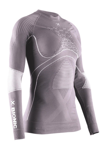 szczegóły Koszulka damska X-Bionic® Energy Accumulator 4.0 Lg Sl Wmn Dusty Lavender/Arctic White