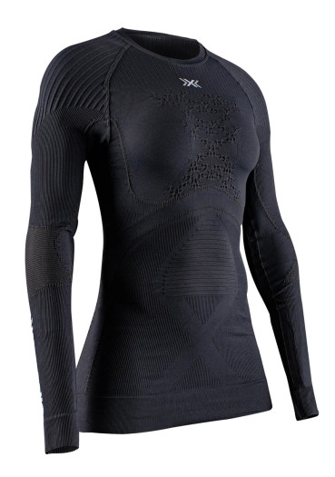 szczegóły Koszulka damska X-Bionic® Energy Accumulator 4.0 Lg Sl Wmn Opal Black/Arctic White
