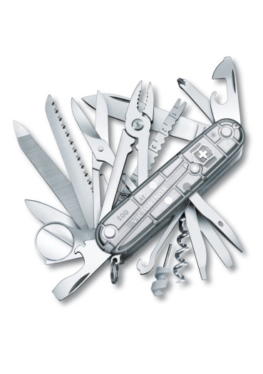 szczegóły Scyzoryk szwajcarski SwissChamp Silvert Victorinox Scyzoryk kieszonkowy 