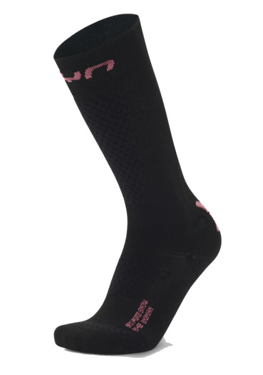 szczegóły UYN W Ski One Pure Snow Socks Black/Pink B093