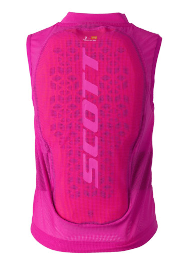 szczegóły Ochraniacz pleców dla dzieci Scott Vest Protector Jr AirFlex neonoworóżowy